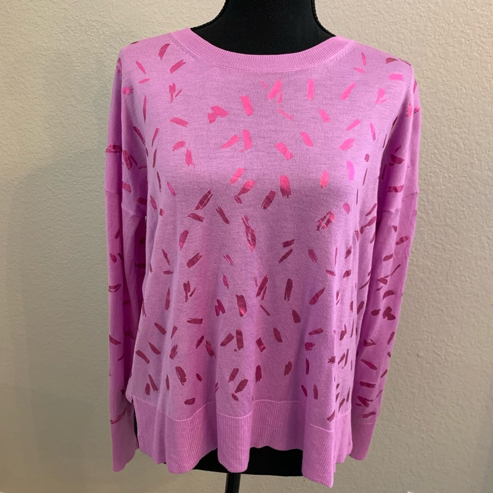 Zara pinkish purple lightweight sweater size medium